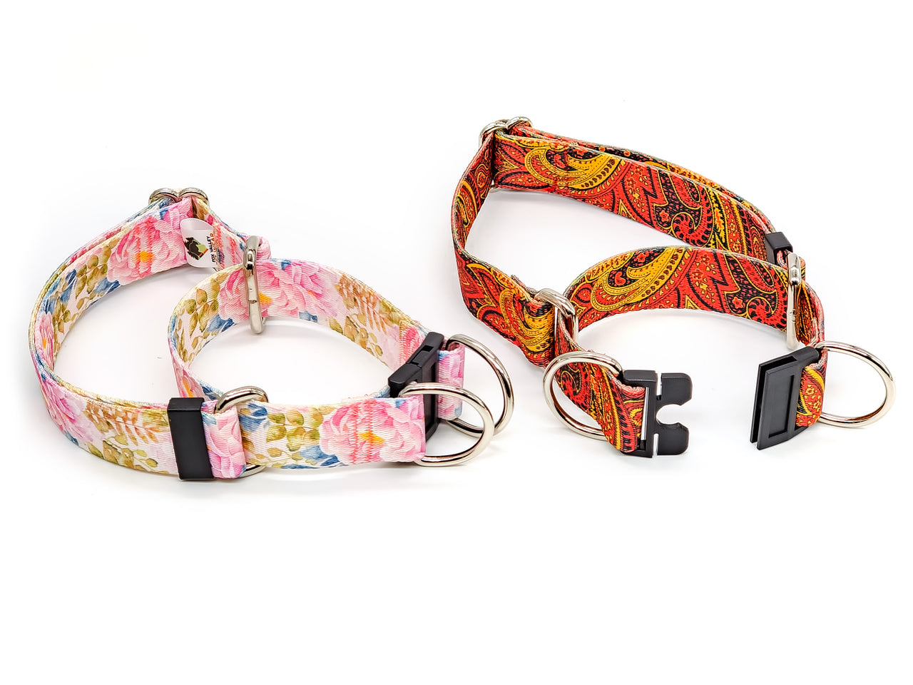 PRINTS - SEMI-BREAKAWAY Martingale Dog Collar | 23 Prints | 4 widths