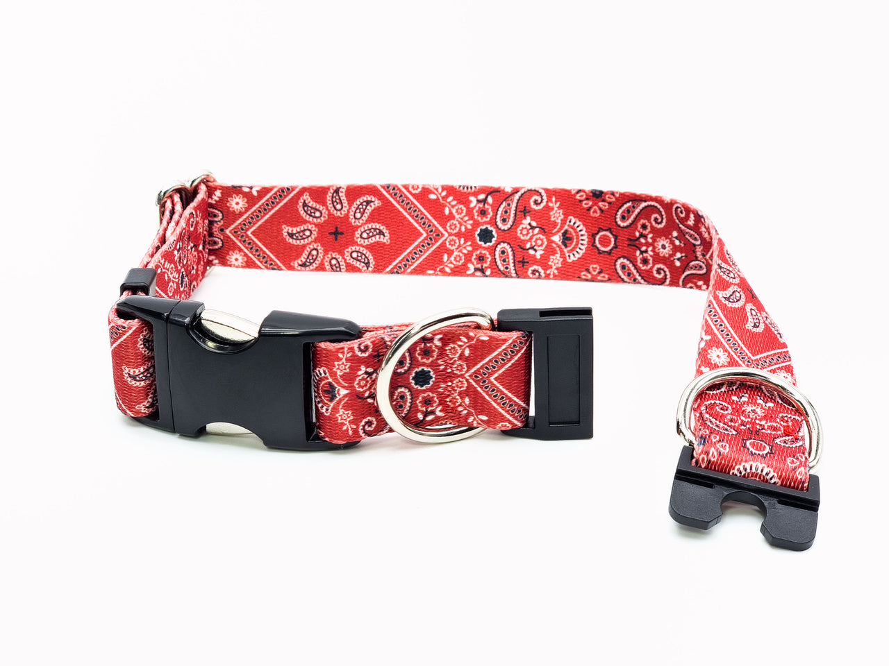 BREAKAWAY Personalized "Red Bandana" Dog Collar