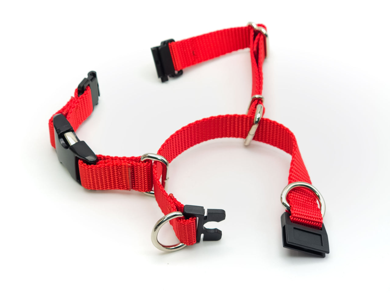 Fi-Compatible Semi-BREAKAWAY Reflective Quick Release Martingale Dog Collar | Solid or Reflective | 20 colors | Series 3/3+