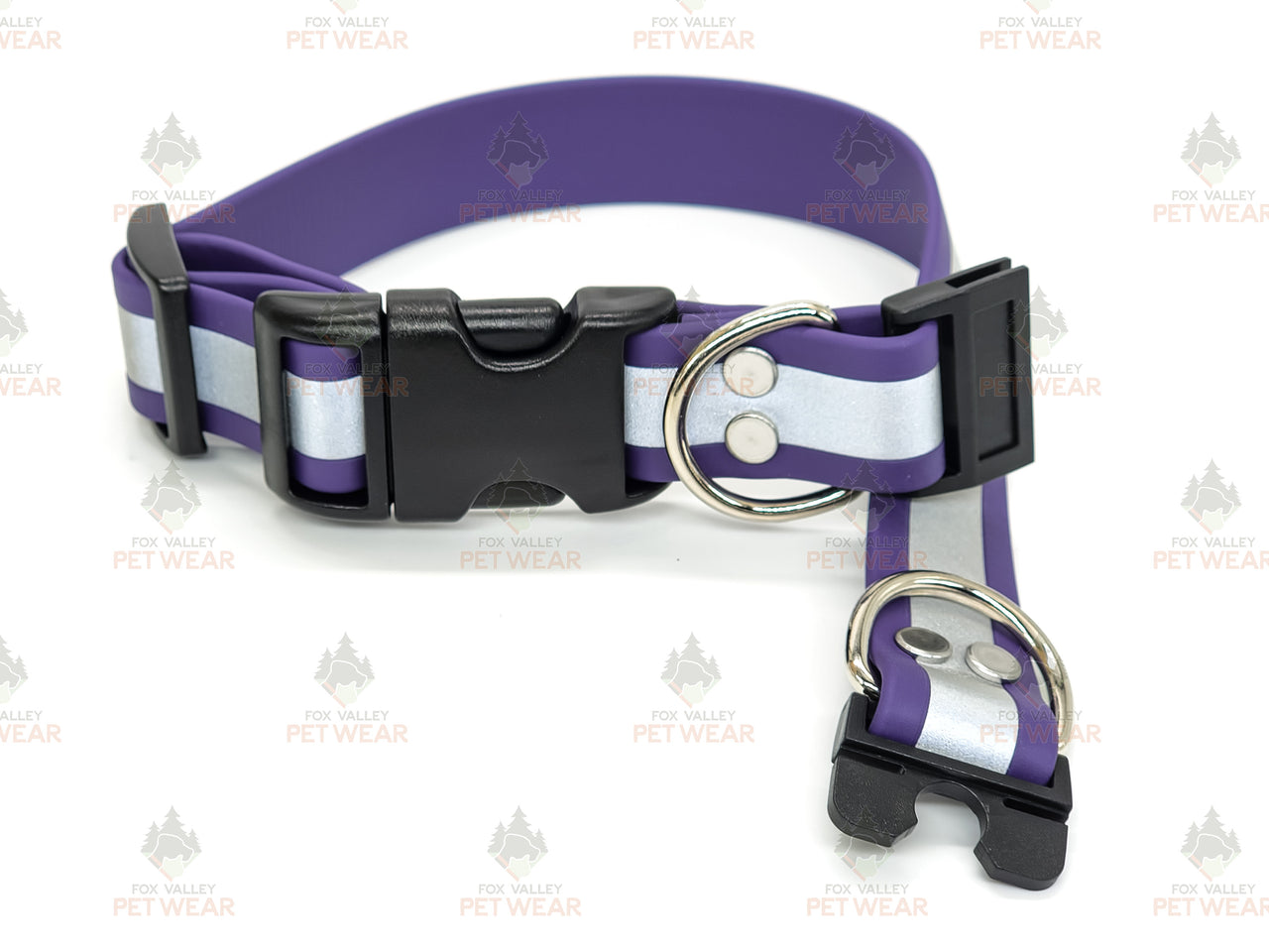 Biothane - REFLECTIVE Breakaway Dog Collars | 5 colors | 2 widths