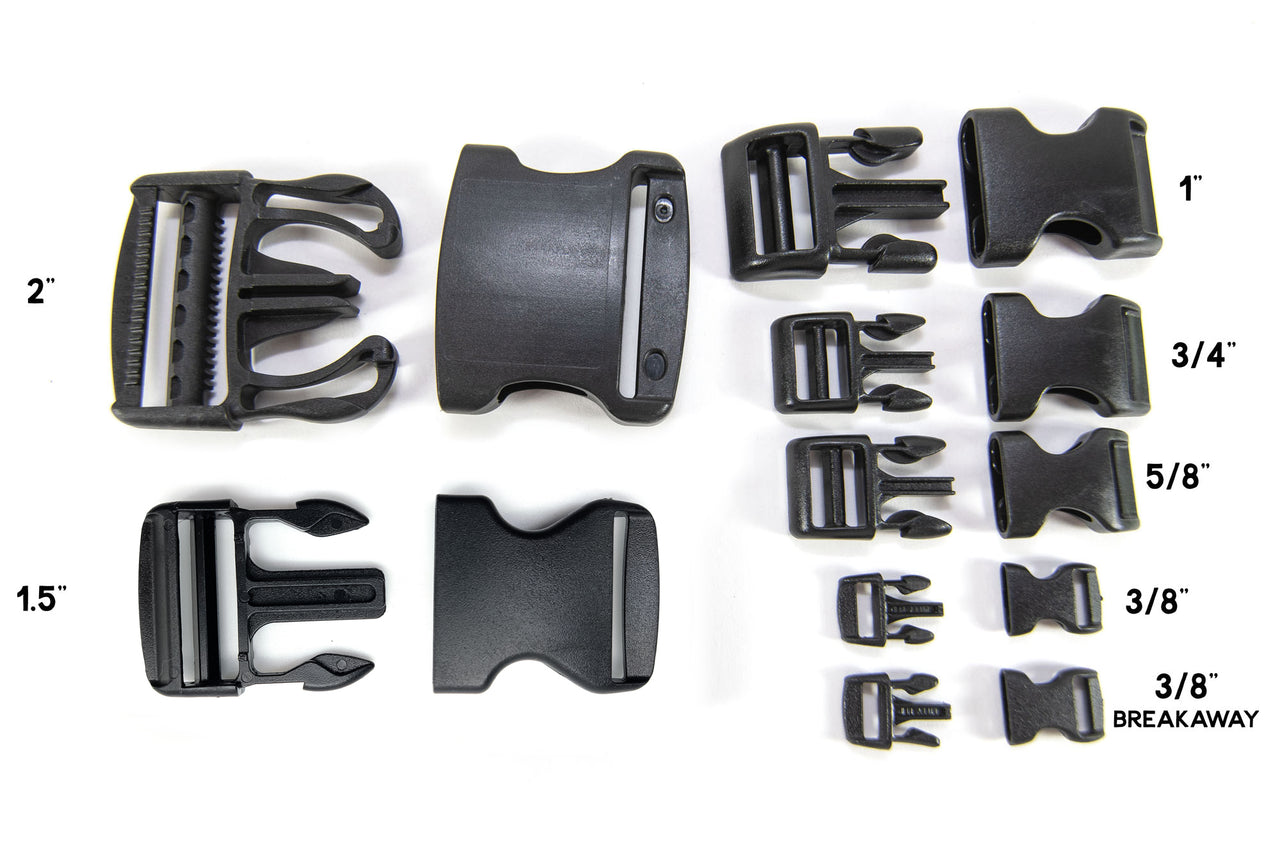 Plastic (Delrin) Side Release Buckles