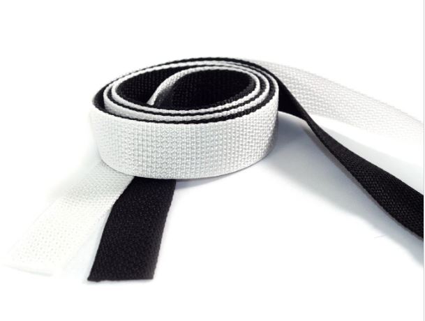 LIGHT WEIGHT Collar Webbing - by the yard | 3/8", 5/8", 3/4", 1", 1.5", 2" | Nylon or Polypropylene