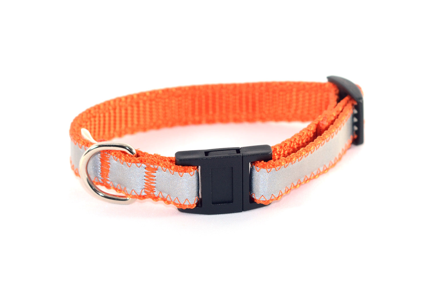 Reflective 5/8" Extra Wide Breakaway Cat Collar - Fox Valley Dog Collars