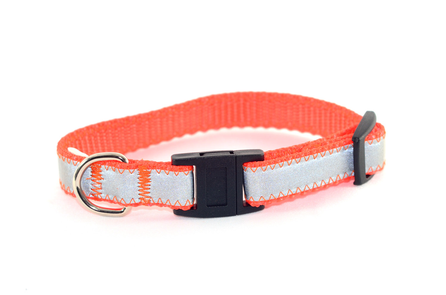 Reflective 5/8" Extra Wide Breakaway Cat Collar - Fox Valley Dog Collars