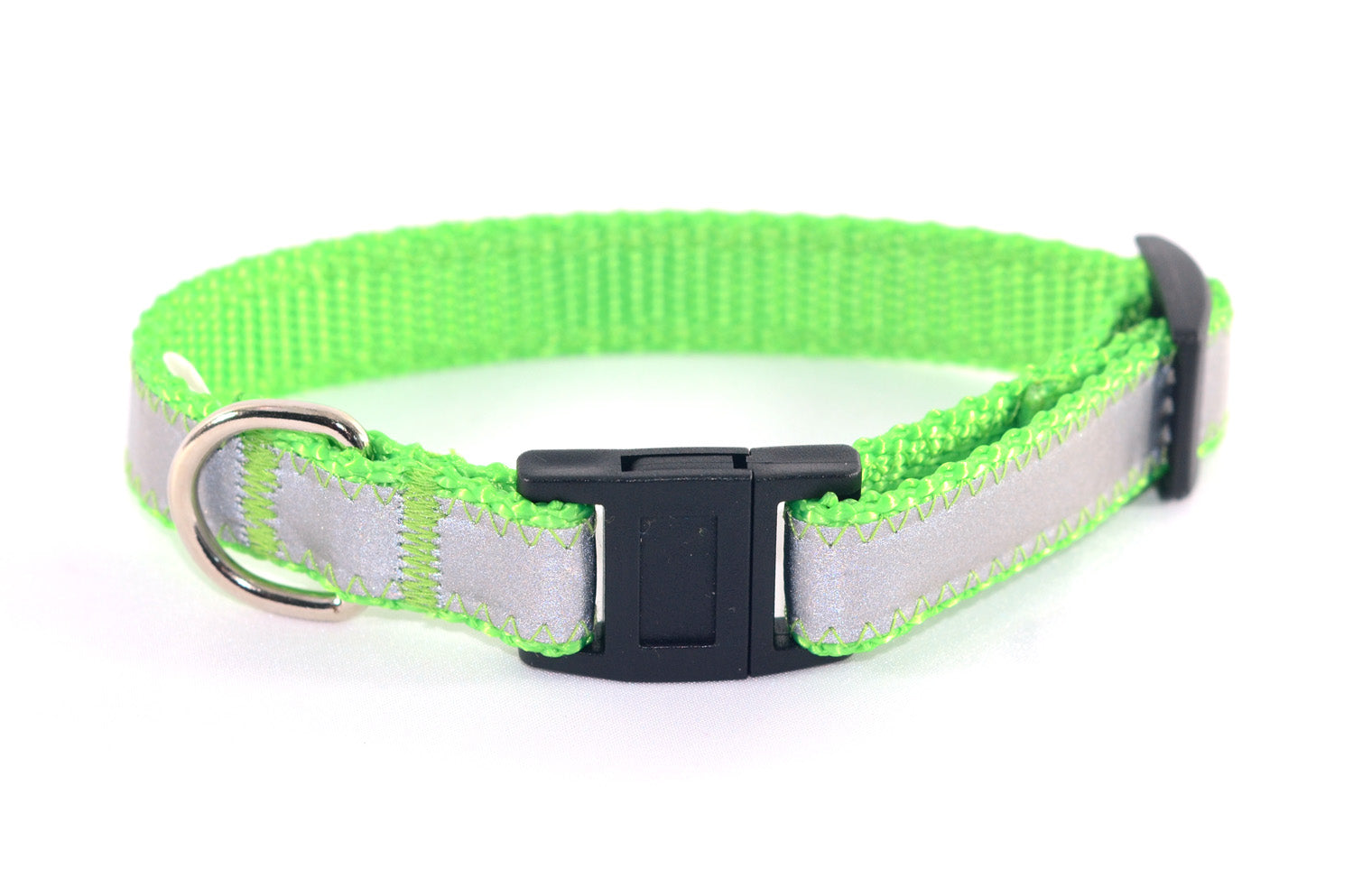 Reflective 5/8" Extra Wide Breakaway Cat Collar - Fox Valley Dog Collars