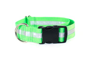 Flat Buckle / Adjustable Side Release Collar | Solid or Reflective | 4 widths! - Fox Valley Pet Wear