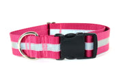 Flat Buckle / Adjustable Side Release Collar | Solid or Reflective | 4 widths! - Fox Valley Pet Wear