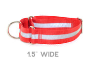 Martingale Dog Collar | Solid or Reflective | 4 widths! - Fox Valley Pet Wear