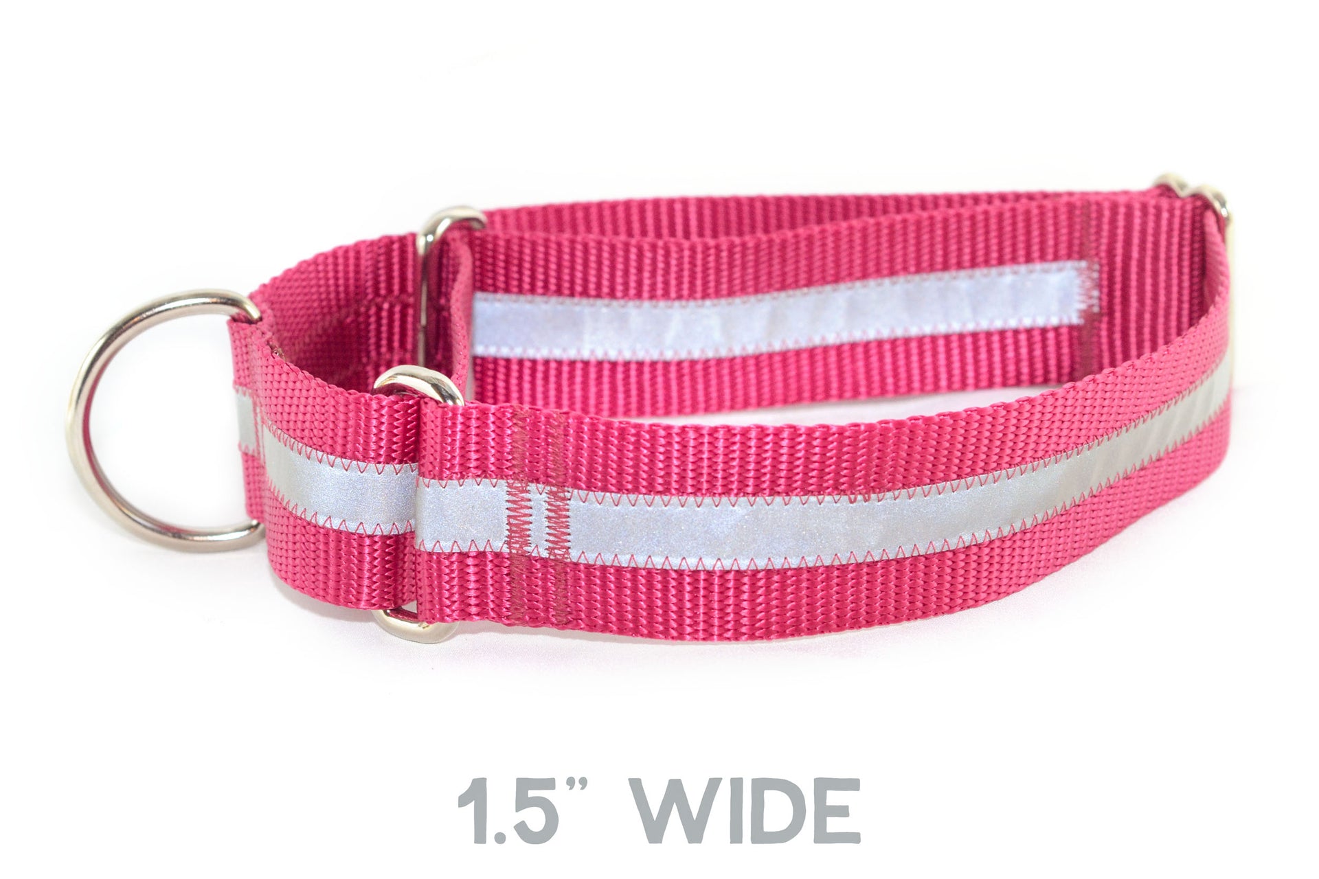 Martingale Dog Collar | Solid or Reflective | 4 widths! - Fox Valley Pet Wear