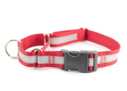 Quick Release Martingale Dog Collar | Solid or Reflective | 4 widths! - Fox Valley Pet Wear