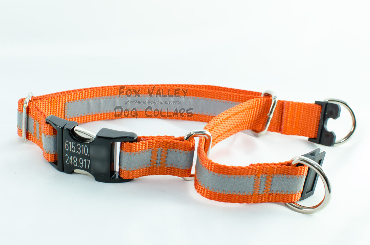 Breakaway Quick Release Dog Collar, Solid or Reflective
