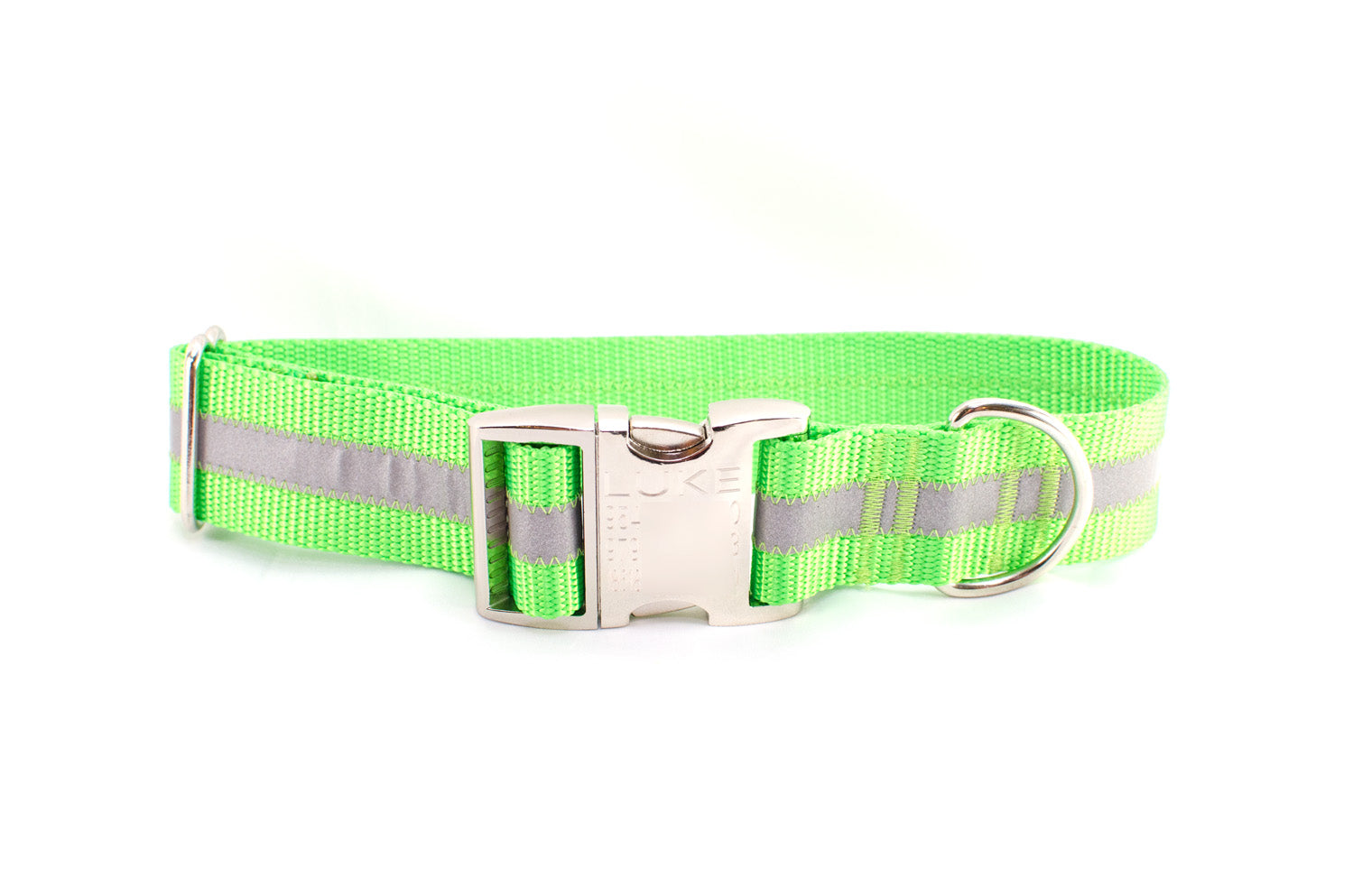 Flat Buckle / Adjustable Side Release Collar | Solid or Reflective | 4 widths! - Fox Valley Pet Wear