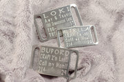 Built-In / Slide-On ID Tag - Fox Valley Pet Wear