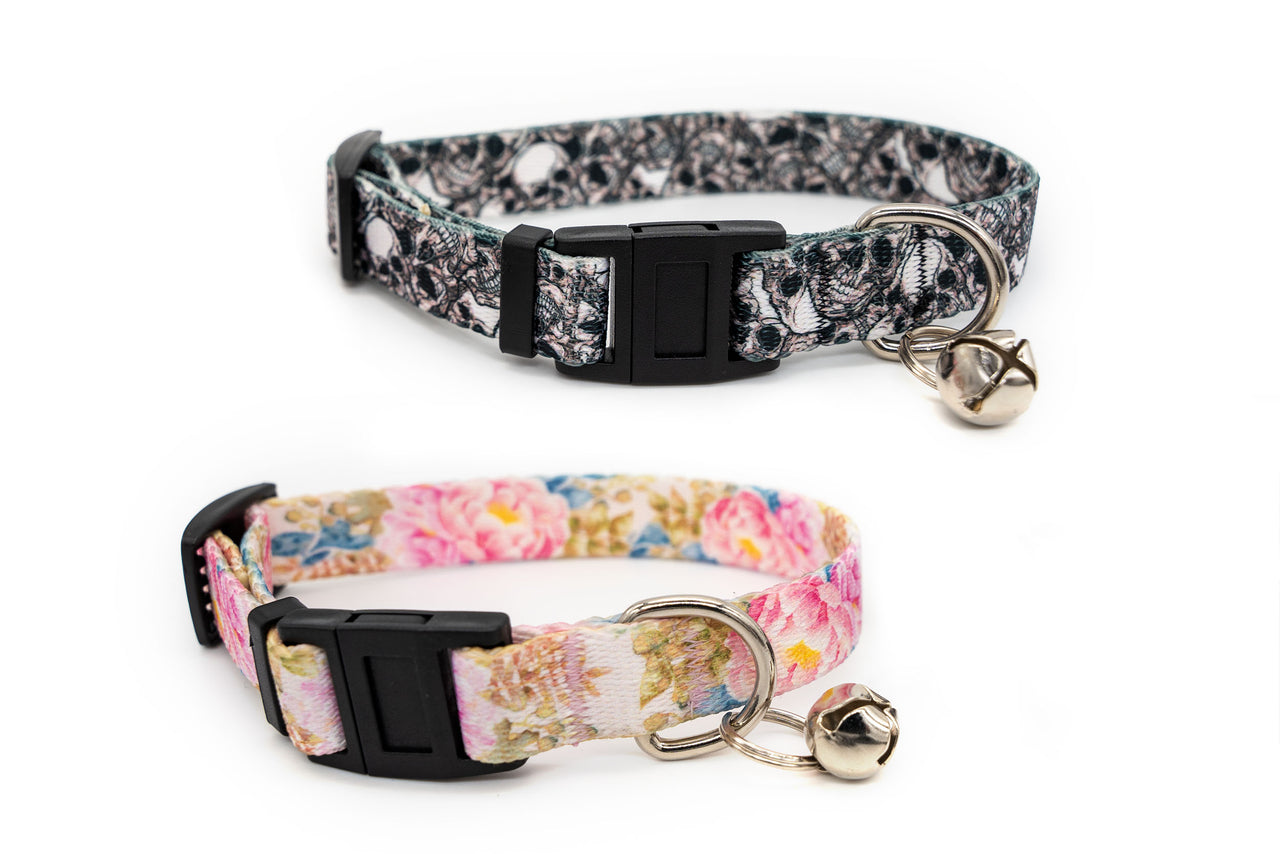 Choose-a-Fabric Breakaway Cat Collar - Extra Wide 5/8" - Fox Valley Pet Wear