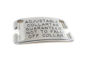 Stainless Steel Jingle-Free Pet ID Tag - by Boomerang - Fox Valley Dog Collars