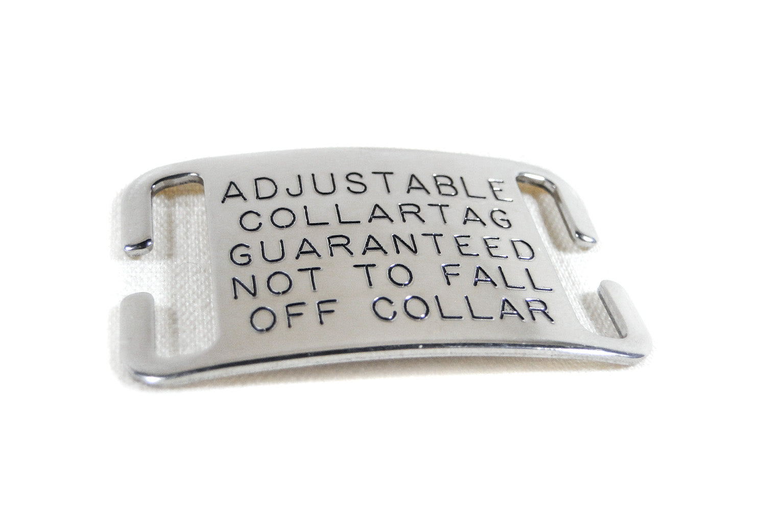 Stainless Steel Jingle-Free Pet ID Tag - by Boomerang - Fox Valley Dog Collars