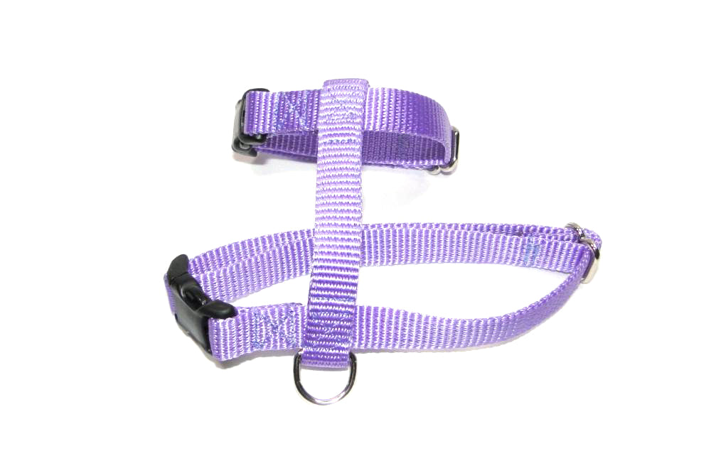 Extra Wide "Big Kitty" | Giant Bunny | Cat H-Style Harness | 5/8" wide | Solid or Reflective - Fox Valley Pet Wear