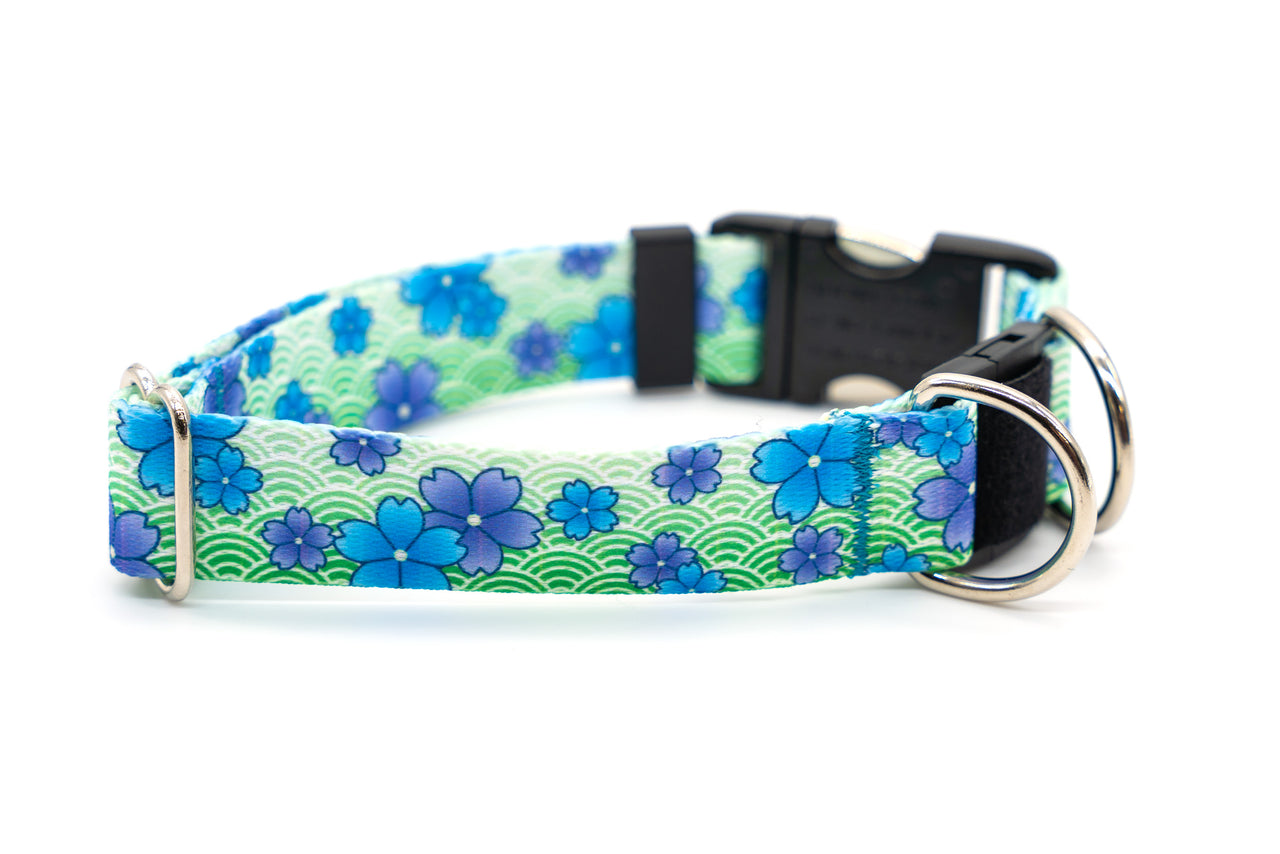 BREAKAWAY Personalized "April Blossoms" Dog Collar