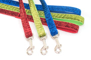 Sparkle & Bling Leashes - 3/4" wide, any length, 14 colors - Fox Valley Dog Collars