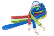 Sparkle & Bling Leashes - 3/4" wide, any length, 14 colors - Fox Valley Dog Collars