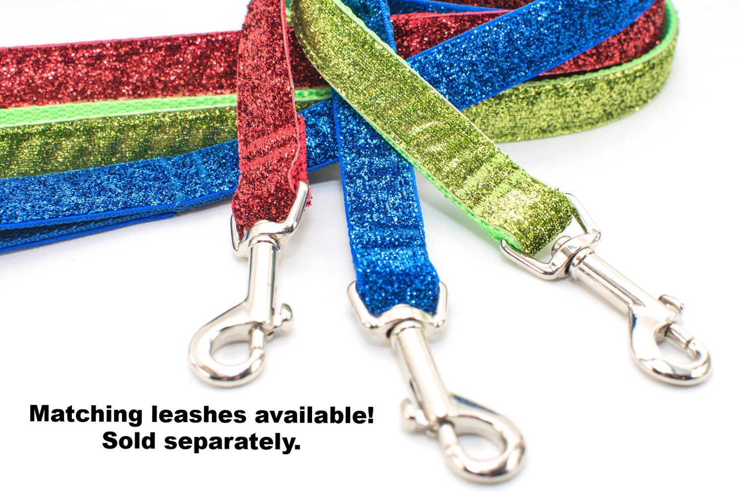 Sparkle & Bling Adjustable Buckle Dog Collar - 1" wide - Fox Valley Pet Wear