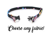 3/8" Choose-a-Fabric BreakAway Dog Collar - for small dogs - Fox Valley Dog Collars