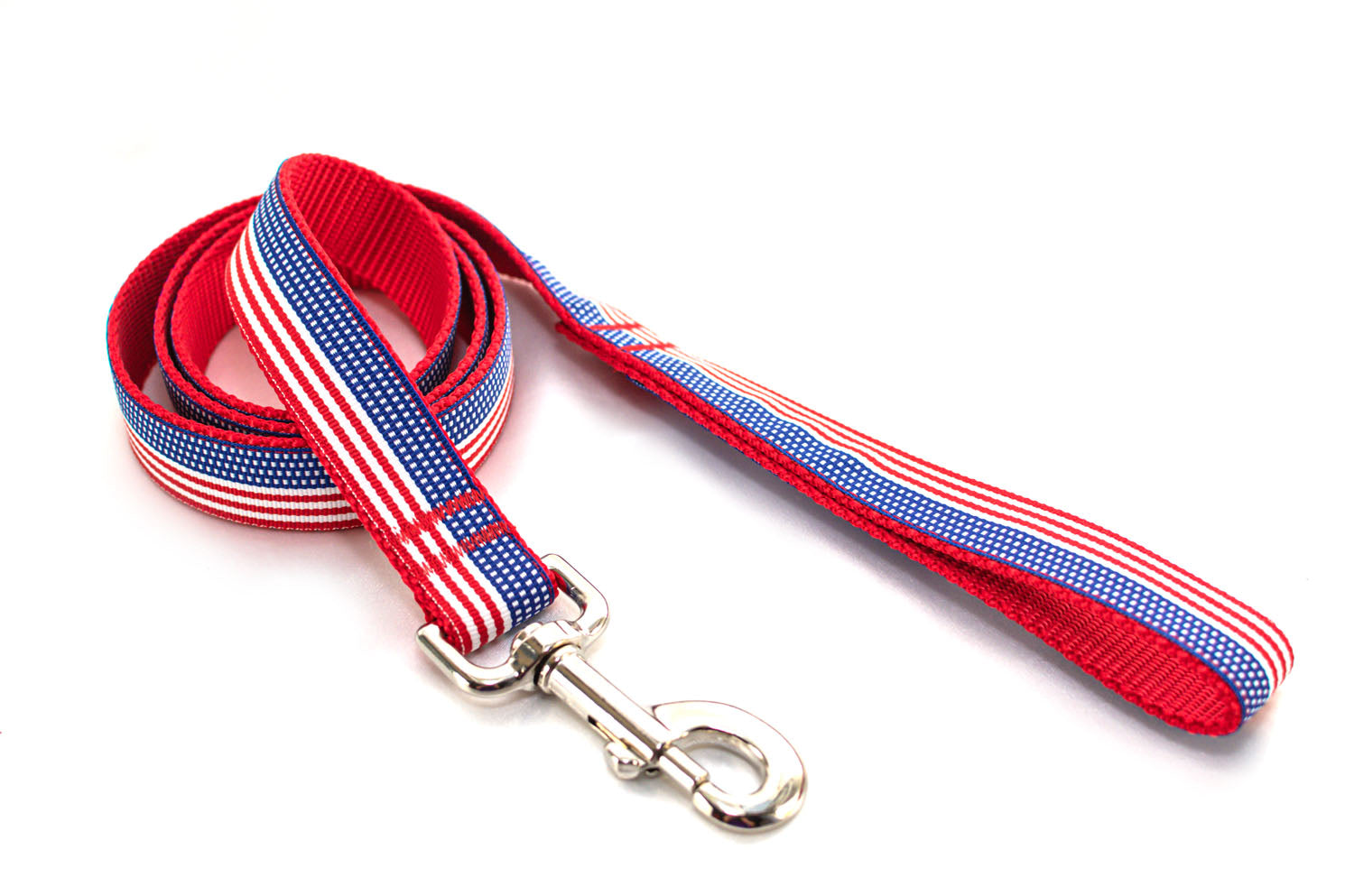 Preppy Striped 1" Leashes - Fox Valley Dog Collars
