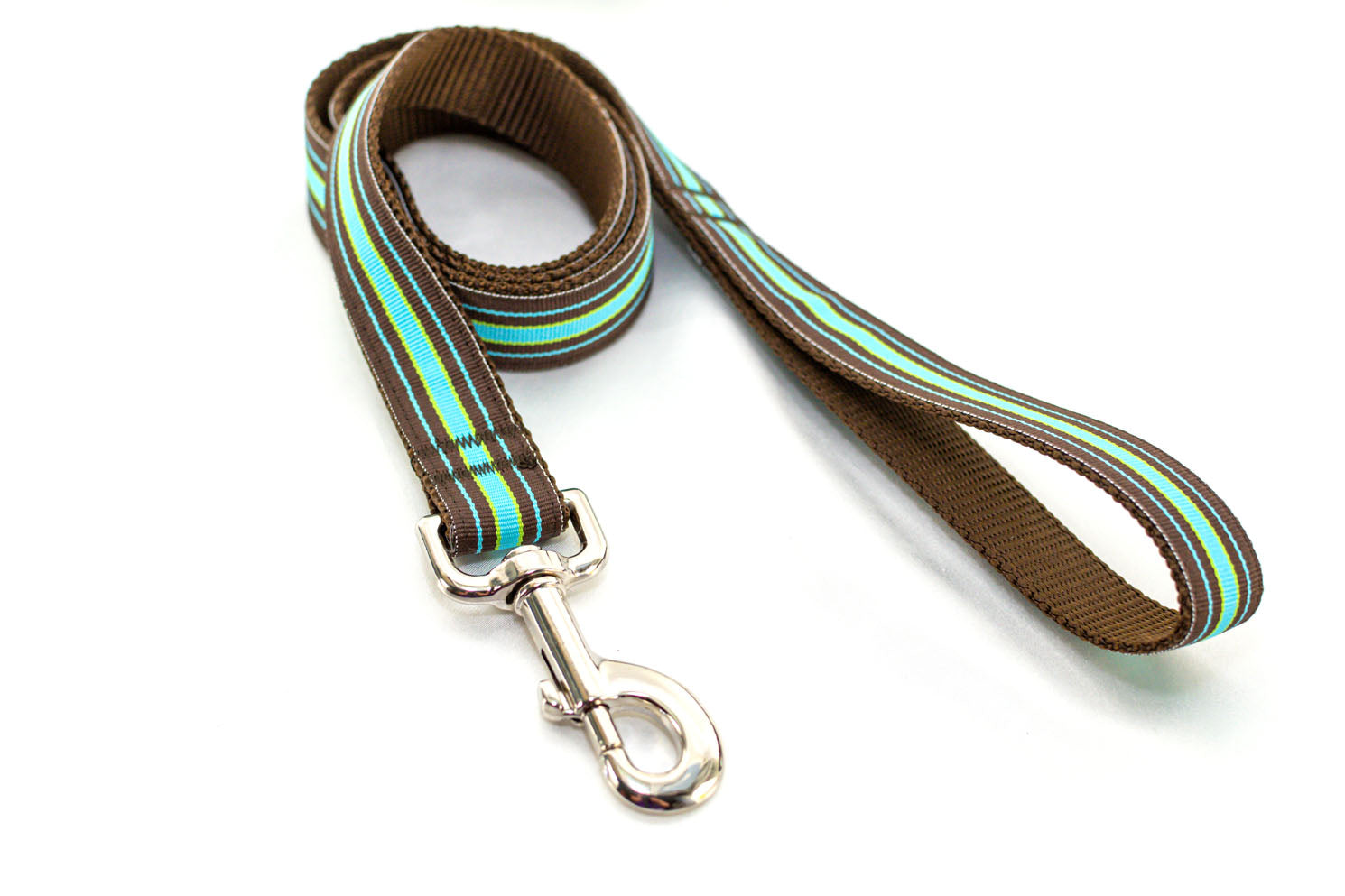 Preppy Striped 1" Leashes - Fox Valley Dog Collars