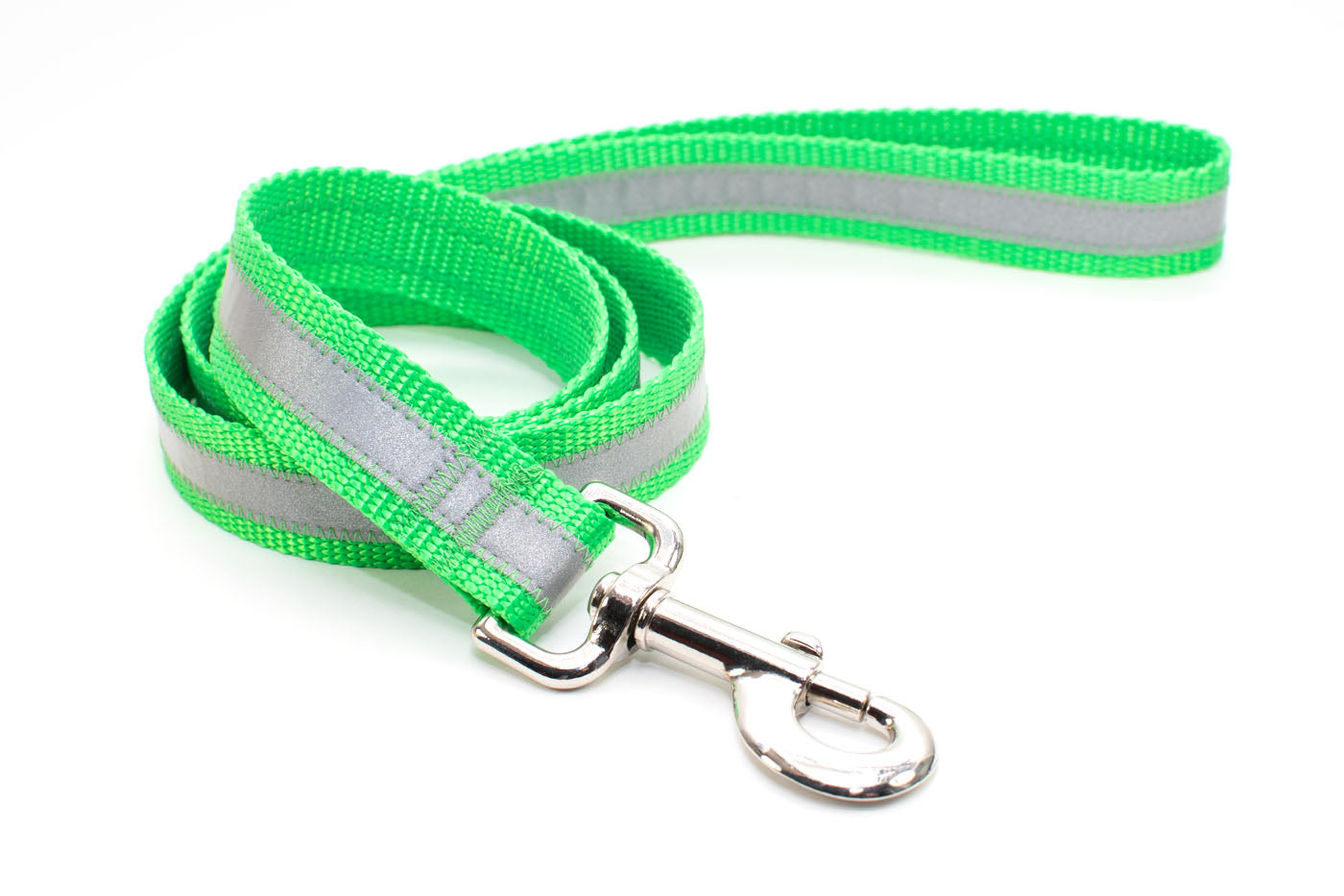 Reflective OR Solid Leashes - heavy duty webbing - made in the USA! - Fox Valley Pet Wear