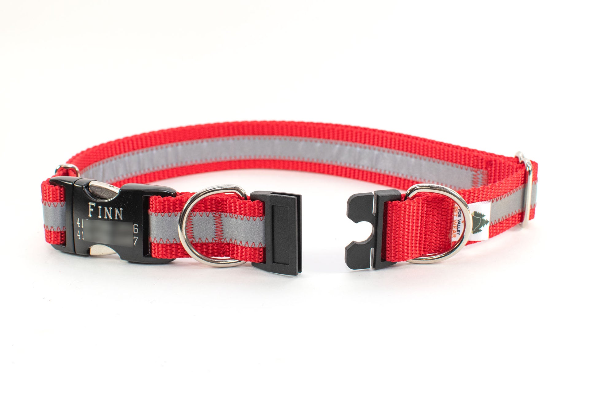 BREAKAWAY Dog Collar | Solid or Reflective | 20 colors | 4 widths - Fox Valley Pet Wear