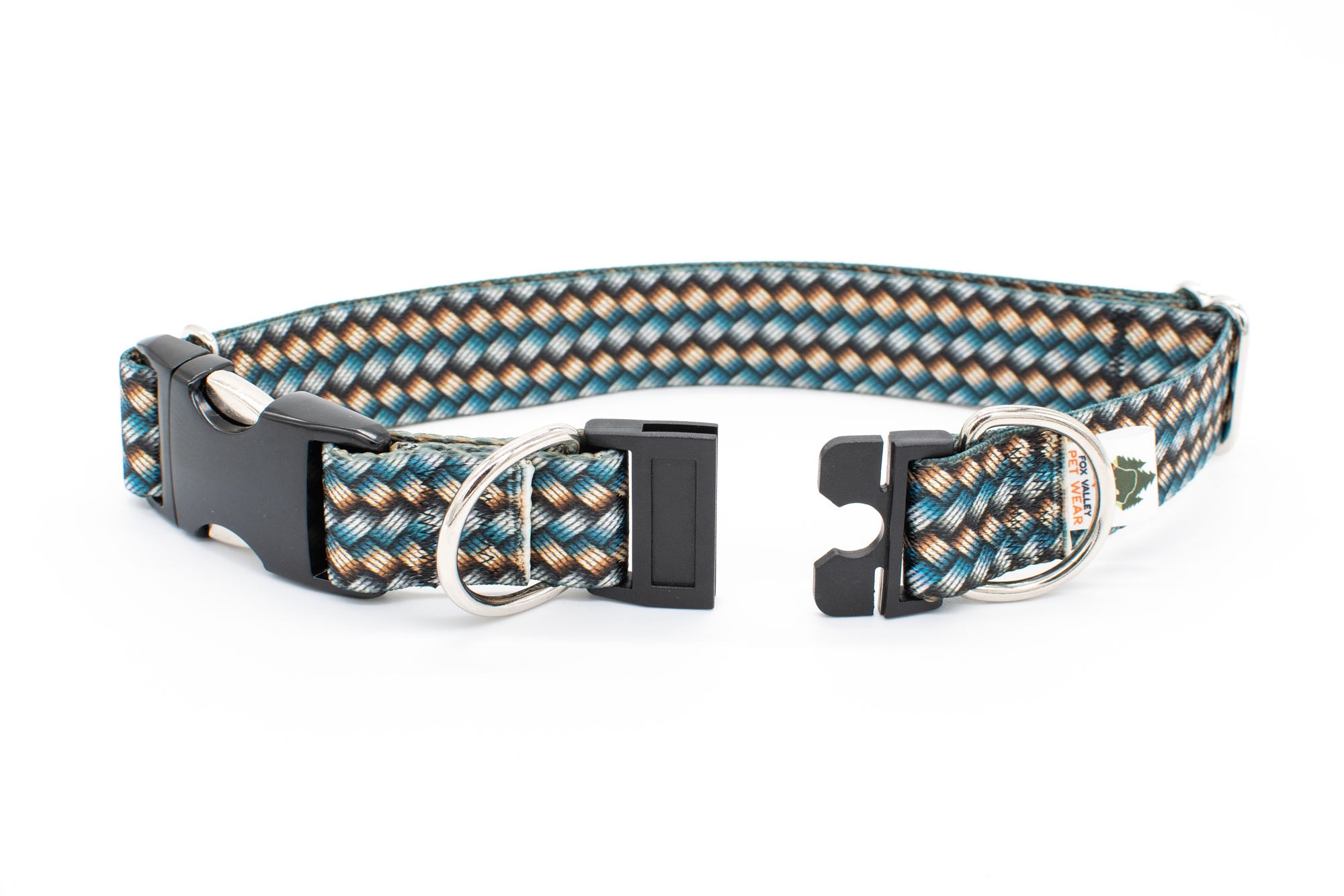 BREAKAWAY Personalized Woven Chain Dog Collar