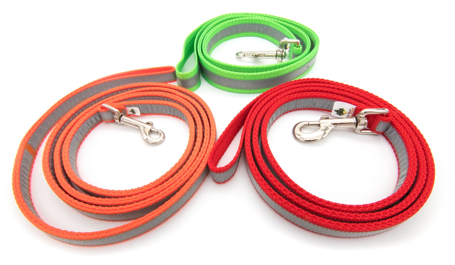 2-Ply Reflective OR Solid Safety Leashes - Fox Valley Pet Wear