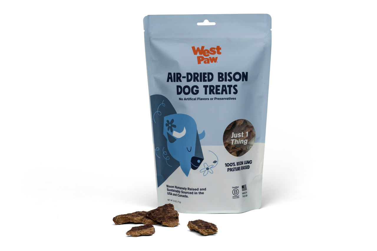 Bison Lung Dog Treats - Single Ingredient, made in the USA | by WestPaw