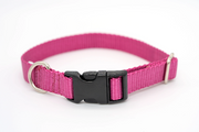 Flat Buckle / Adjustable Side Release Collar | Solid or Reflective | 4 widths! - Fox Valley Pet Wear