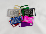 Built-In / Slide-On ID Tag - Fox Valley Pet Wear