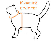 Cat and Small Pet Harness - 3/8" H-style - Reflective - Fox Valley Dog Collars