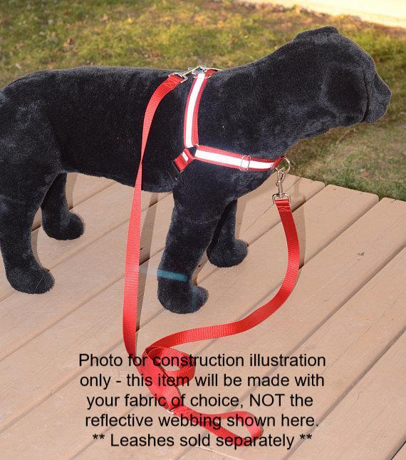 Choose-A-Fabric Dual-Attach No-Pull Harness™ - Fox Valley Dog Collars