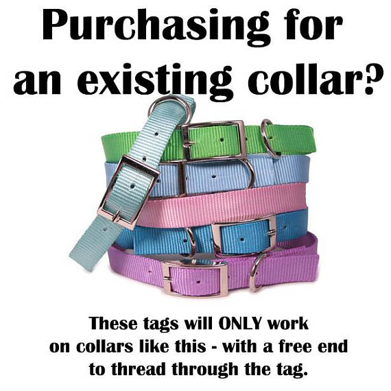 Built-In / Slide-On ID Tag - Fox Valley Pet Wear