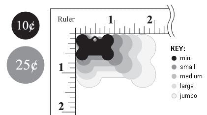 Bone Shaped Stainless Steel Pet ID Tag - by Boomerang - Fox Valley Dog Collars