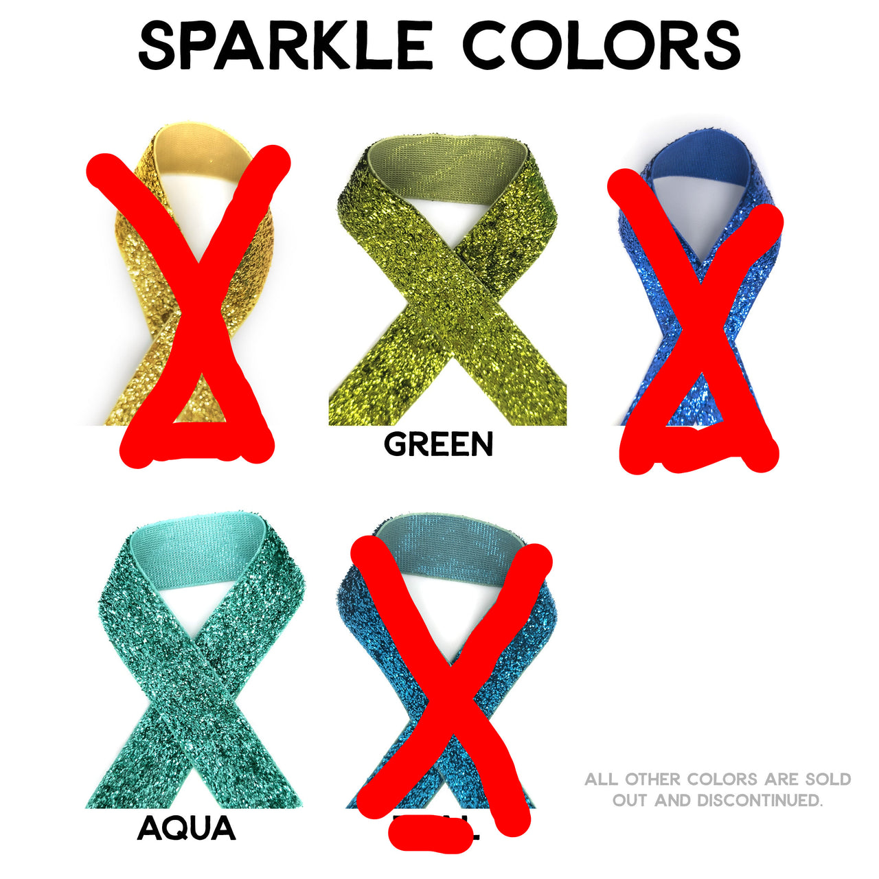 3/4" Sparkle & Bling Dog Collar | 2 colors | Aqua or Green