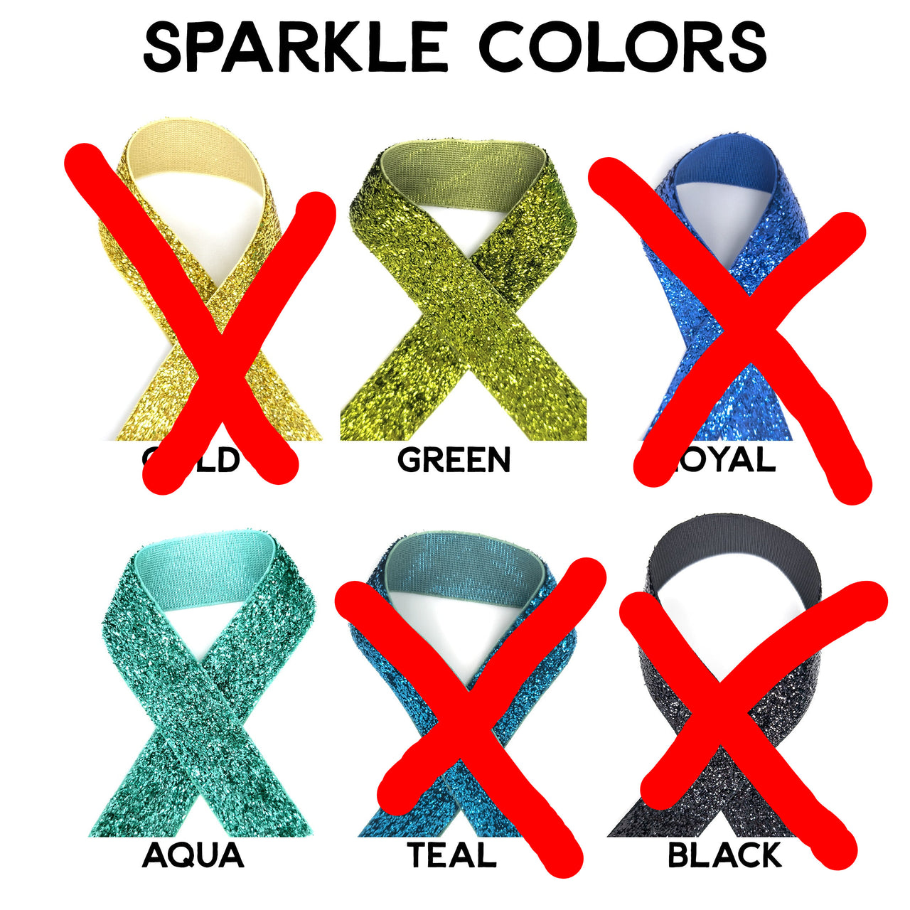 Sparkle BREAKAWAY Dog Collar - 3/4" wide | 2 colors | Aqua or Green