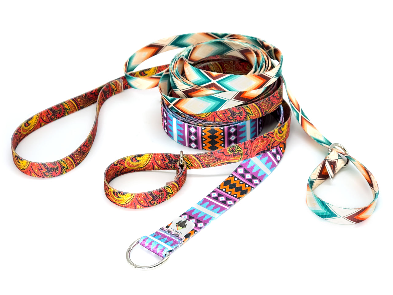 PRINTS - Slip Lead, Kennel Leash, Collar/Leash Combo - 3 widths