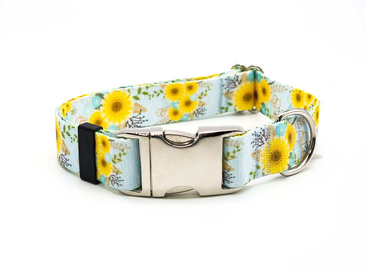 Sunny Days | Flat Side Release Collar | Large 14"-23" in 1" wide