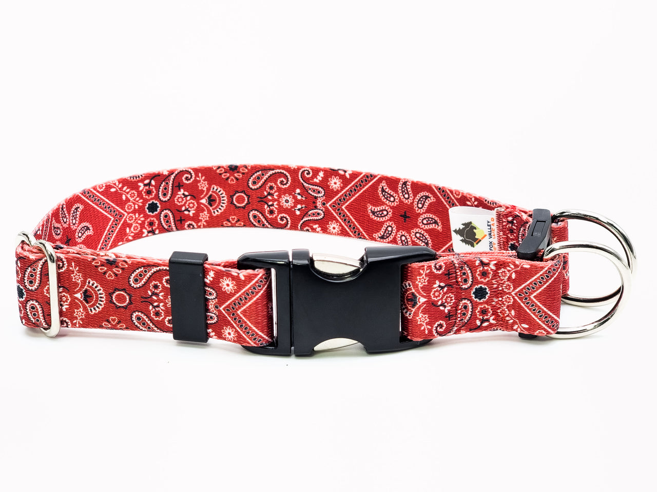 BREAKAWAY Personalized "Red Bandana" Dog Collar