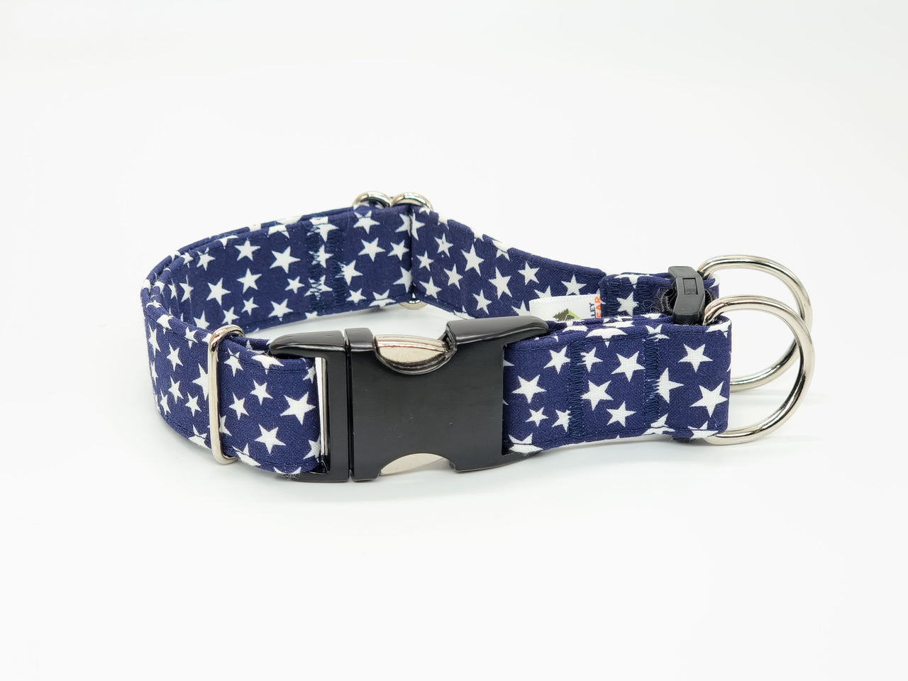 BREAKAWAY | Stars on Navy | Cotton Fabric | Medium 13"-19" in 1" wide