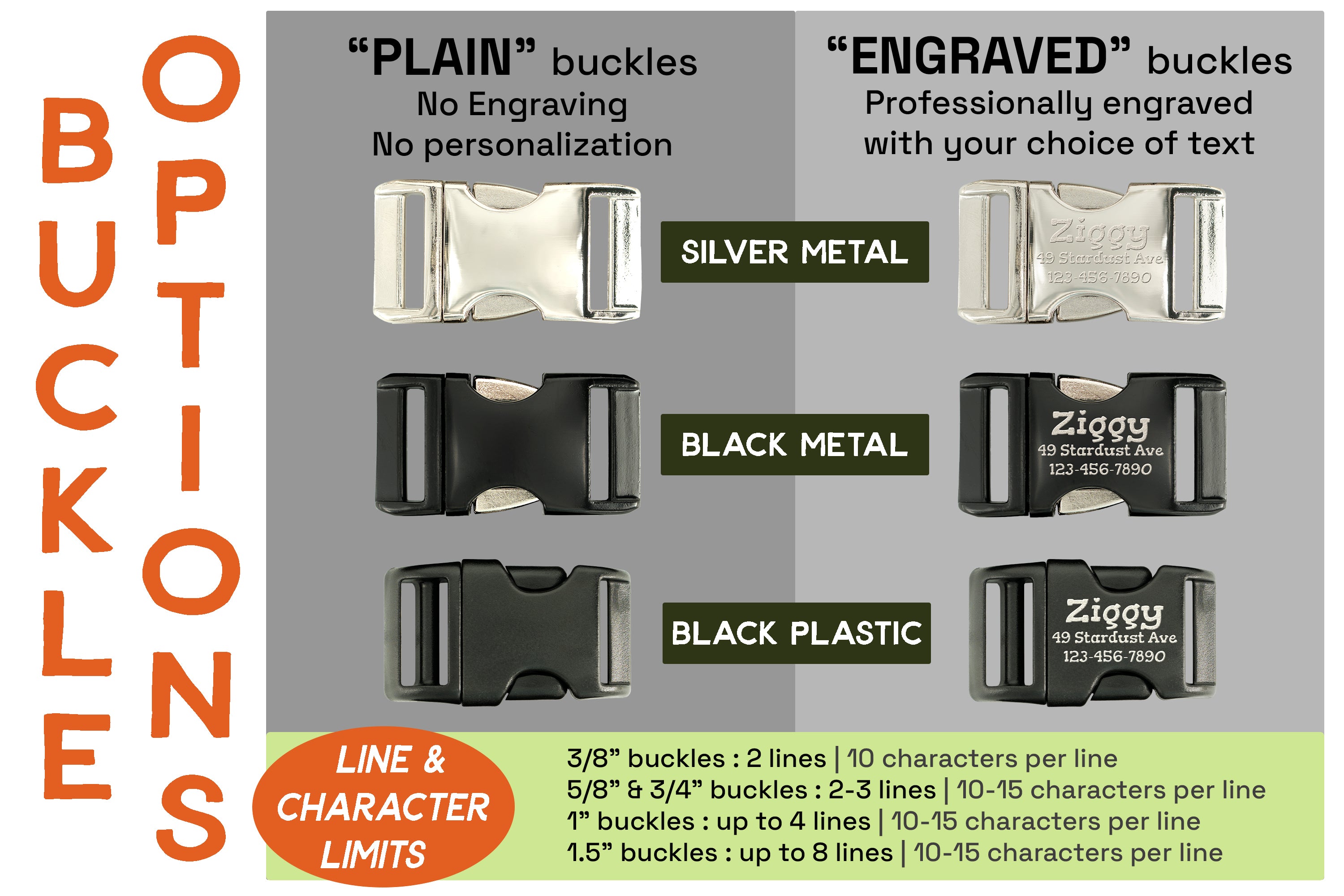 Waterproof | Biothane | Breakaway Dog Collars | 16 colors | 3 widths