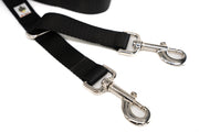 6ft Dual-Clip leash | Black - Fox Valley Pet Wear