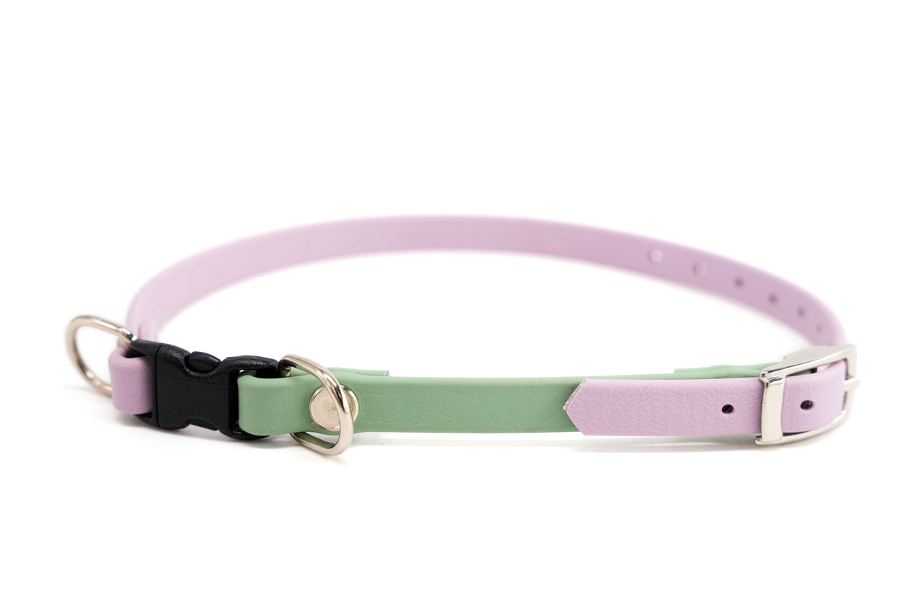 Breakaway Biothane Collar | 3/8" wide for small dogs or cats | waterproof