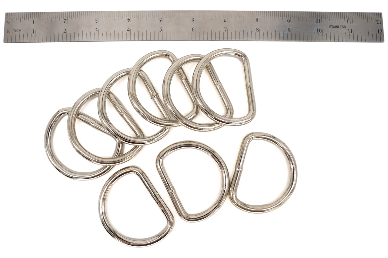 Oversized Heavy Duty D-rings - 1-1/2"