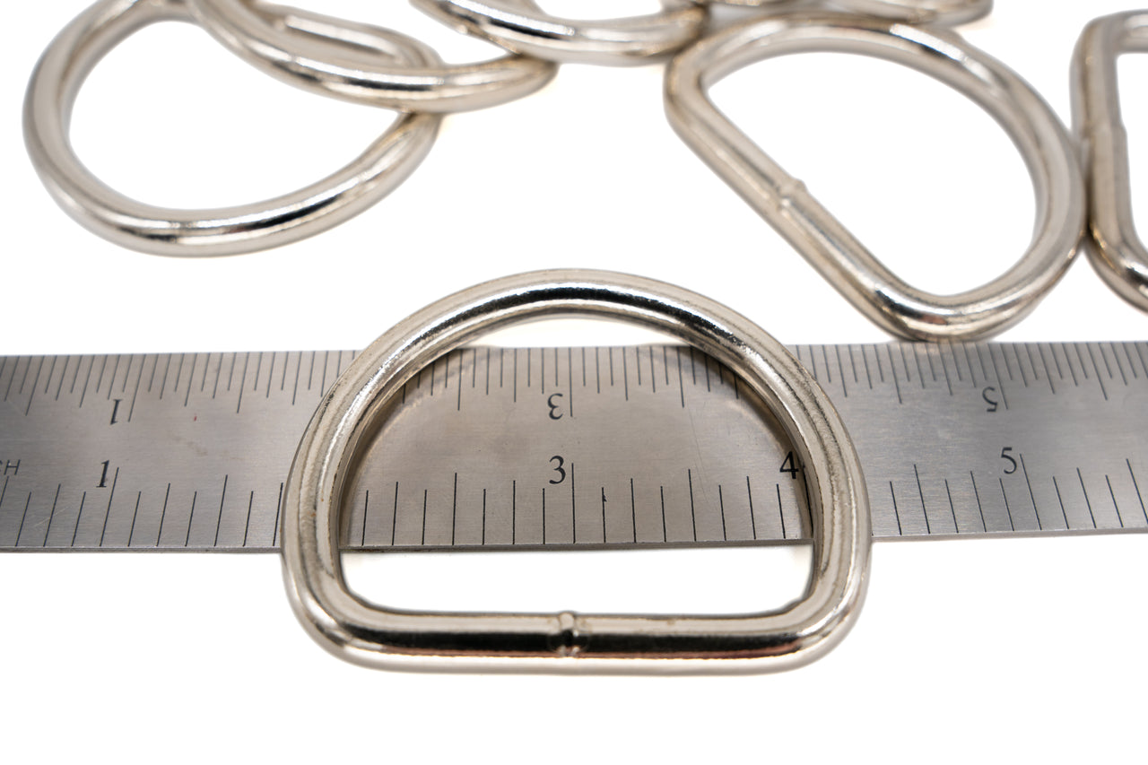 Oversized Heavy Duty D-rings - 1-1/2"